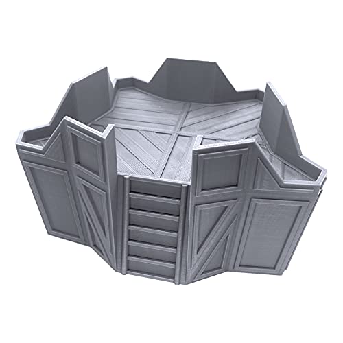 EnderToys Star Turret, Terrain Scenery for Tabletop 28mm Miniatures Wargame, 3D Printed and Paintable von EnderToys