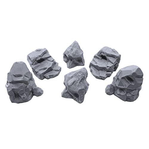 EnderToys Steinfels-Bundle, Terrain-Landschaft für Tischplatte, 28 mm, Miniatur-Kriegsspiel, 3D-gedruckt und bemalbar EnderToys Steinfels-Bundle, Terrain-Landschaft für Tischplatte, 28 mm, Miniatur-Kriegsspiel, 3D-gedruckt und bemalbar von EnderToys