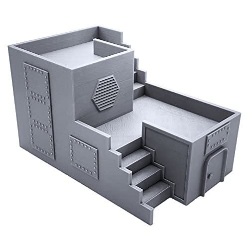 EnderToys Two Story Base, Terrain Scenery for Tabletop 28mm Miniatures Wargame, 3D Printed and Paintable von EnderToys