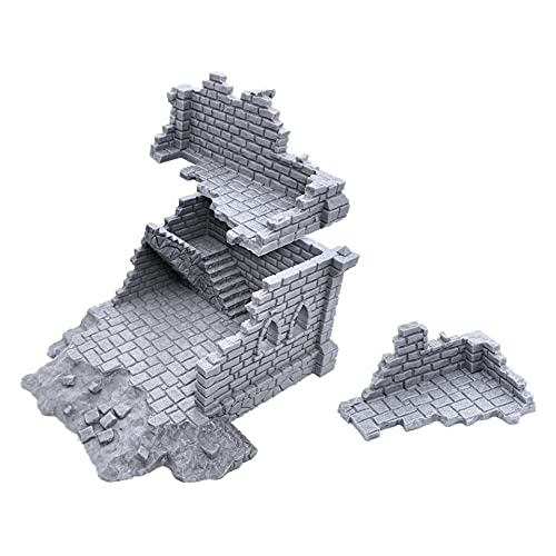 Ulvheim Ruins by Terrain4Print (Set B), 3D-gedruckte Tisch-RPG-Szenerie und Wargame-Gelände für 28 mm Miniaturen von EnderToys