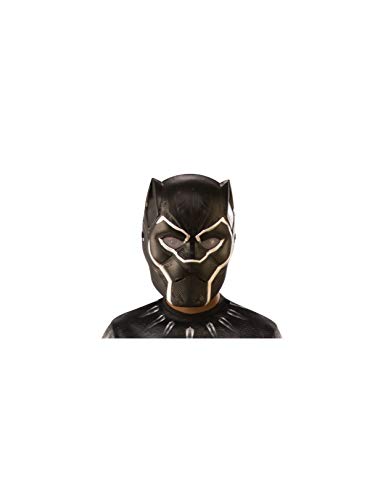 Rubie's Offizielle Disney-Kostümmaske Black Panther aus Marvels Endgame, Halbmaske, Einheitsgröße für Kinder von Rubie's