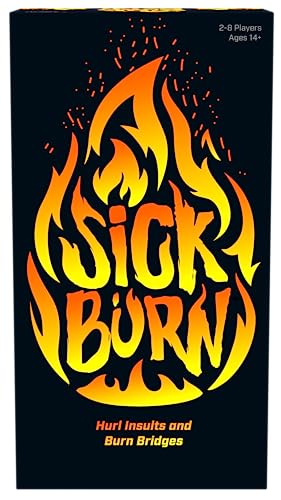 Endless Games Sick Burn Kartenspiel - Kombiniere Wörter & Sätze, um Deine Freunde zu beleidigen - Partyspiel für 2-8 Spieler ab 14 Jahren Endless Games Sick Burn Kartenspiel - Kombiniere Wörter & Sätze, um Deine Freunde zu beleidigen - Partyspiel für 2-8 Spieler ab 14 Jahren von Endless Games