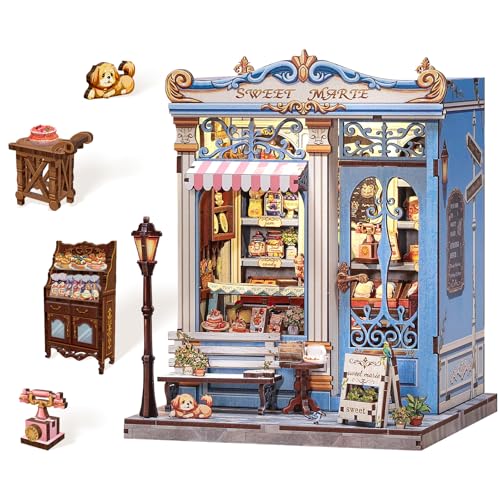Endless Limit Book Nook Kit, Puppenhäuser Miniatur mit LED-Licht, dekorativen Bücherregalen und Heimdekoration, tolles Geschenk für Erwachsene und Jugendliche Endless Limit Book Nook Kit, Puppenhäuser Miniatur mit LED-Licht, dekorativen Bücherregalen und Heimdekoration, tolles Geschenk für Erwachsene und Jugendliche von Endless Limit