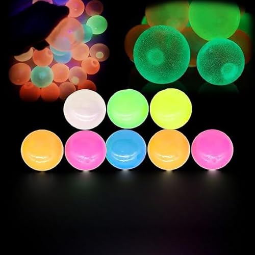 Glorbs Balls Deckenkugeln Hüpfen Sie zurück zu Ihnen, leuchten im Dunkeln, klebrige Bälle, die an der Decke haften, Stressbälle für Kinder und Erwachsene, Stuff für Teenager, Traumbälle leuchten im Glorbs Balls Deckenkugeln Hüpfen Sie zurück zu Ihnen, leuchten im Dunkeln, klebrige Bälle, die an der Decke haften, Stressbälle für Kinder und Erwachsene, Stuff für Teenager, Traumbälle leuchten im von Endyniner