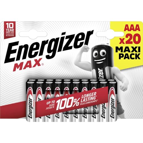 Energizer Max Micro (AAA)-Batterie Alkali-Mangan 1.5 V 20 St. von Energizer
