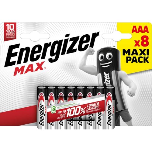 Energizer Max Micro (AAA)-Batterie Alkali-Mangan 1.5 V 8 St. von Energizer