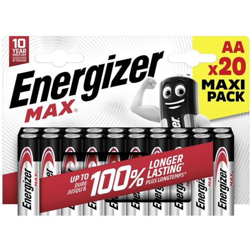 Energizer Max Mignon (AA)-Batterie Alkali-Mangan 1.5 V 20 St. von Energizer