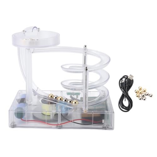 Kinetische Kunst Perpetual Motion Machine Ornament Desk Non -Stopp -Rolling Ball Toy Science Physics Gadget Desktop Dekoration (Transparent) von Enforose