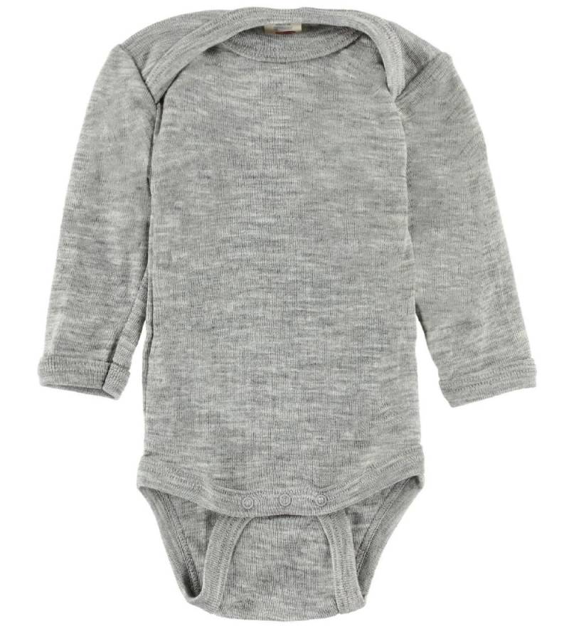 Engel Body - l/ä - Wolle/Seide - Grau Meliert - Engel - 86/92 - Body L/Ä Engel Body - l/ä - Wolle/Seide - Grau Meliert - Engel - 86/92 - Body L/Ä von Engel