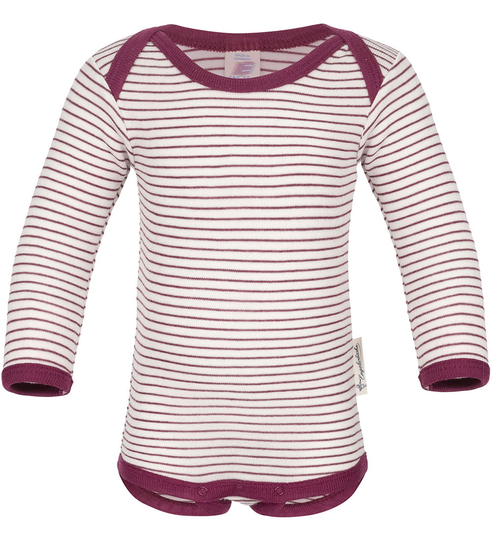 Engel Body l/ä - Wolle/Seide - Natural/Orchid - Engel - 98/104 - Body L/Ä Engel Body l/ä - Wolle/Seide - Natural/Orchid - Engel - 98/104 - Body L/Ä von Engel
