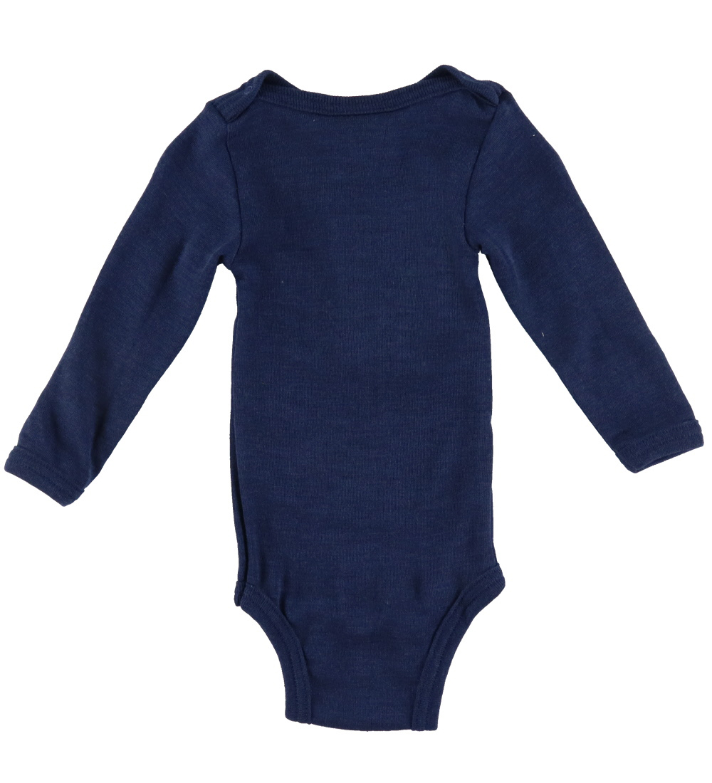 Engel Body l/ä - Wolle/Seide - Navy - Engel - 86/92 - Body L/Ä Engel Body l/ä - Wolle/Seide - Navy - Engel - 86/92 - Body L/Ä von Engel