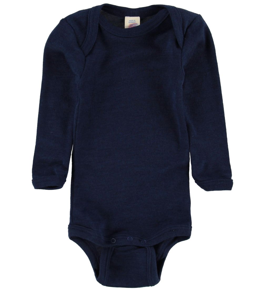 Engel Body l/ä - Wolle/Seide - Navy - Engel - 98/104 - Body L/Ä Engel Body l/ä - Wolle/Seide - Navy - Engel - 98/104 - Body L/Ä von Engel