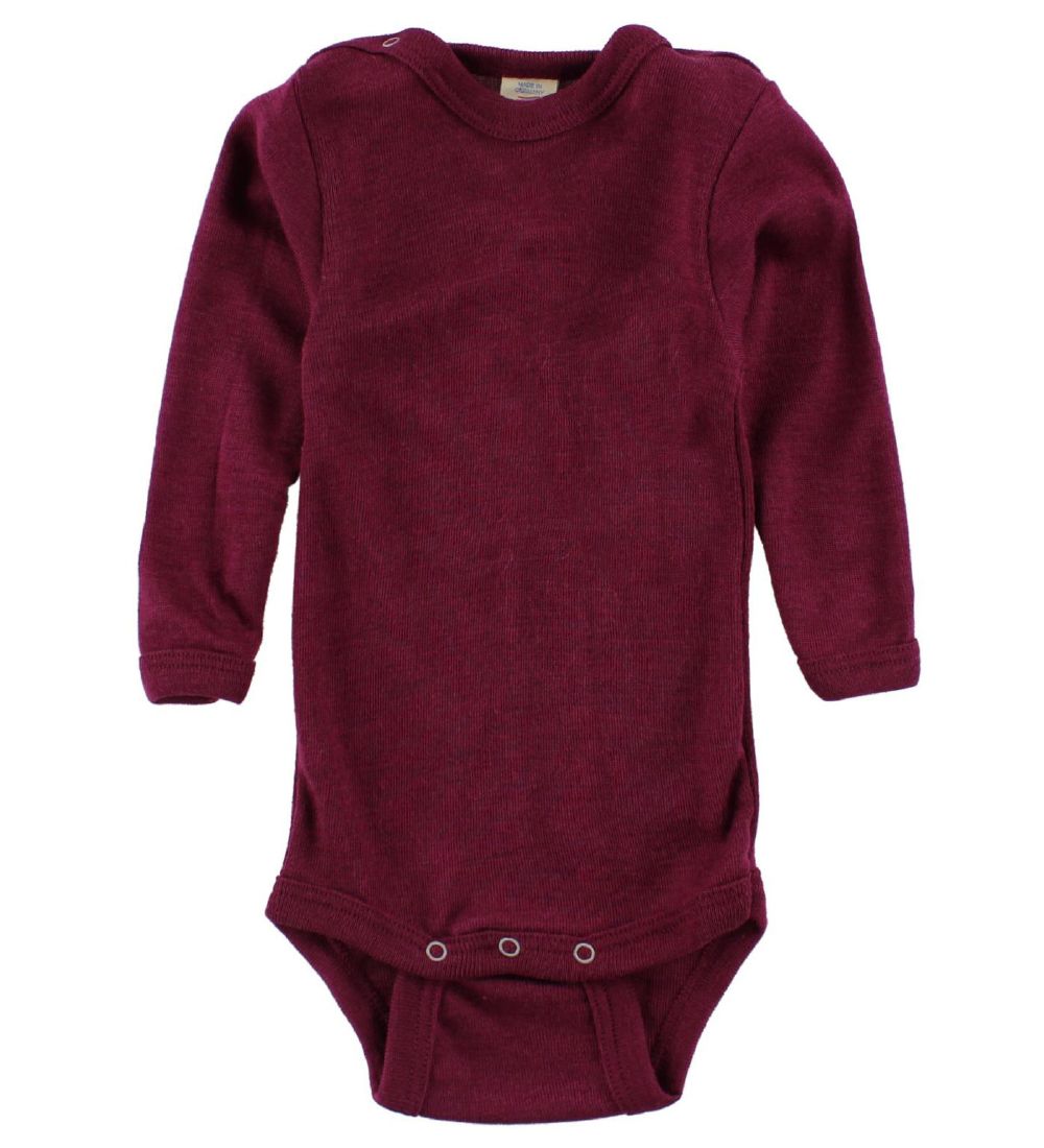 Engel Body l/ä - Wolle/Seide - Pflaumenlila - Engel - 50/56 - Body L/Ä Engel Body l/ä - Wolle/Seide - Pflaumenlila - Engel - 50/56 - Body L/Ä von Engel