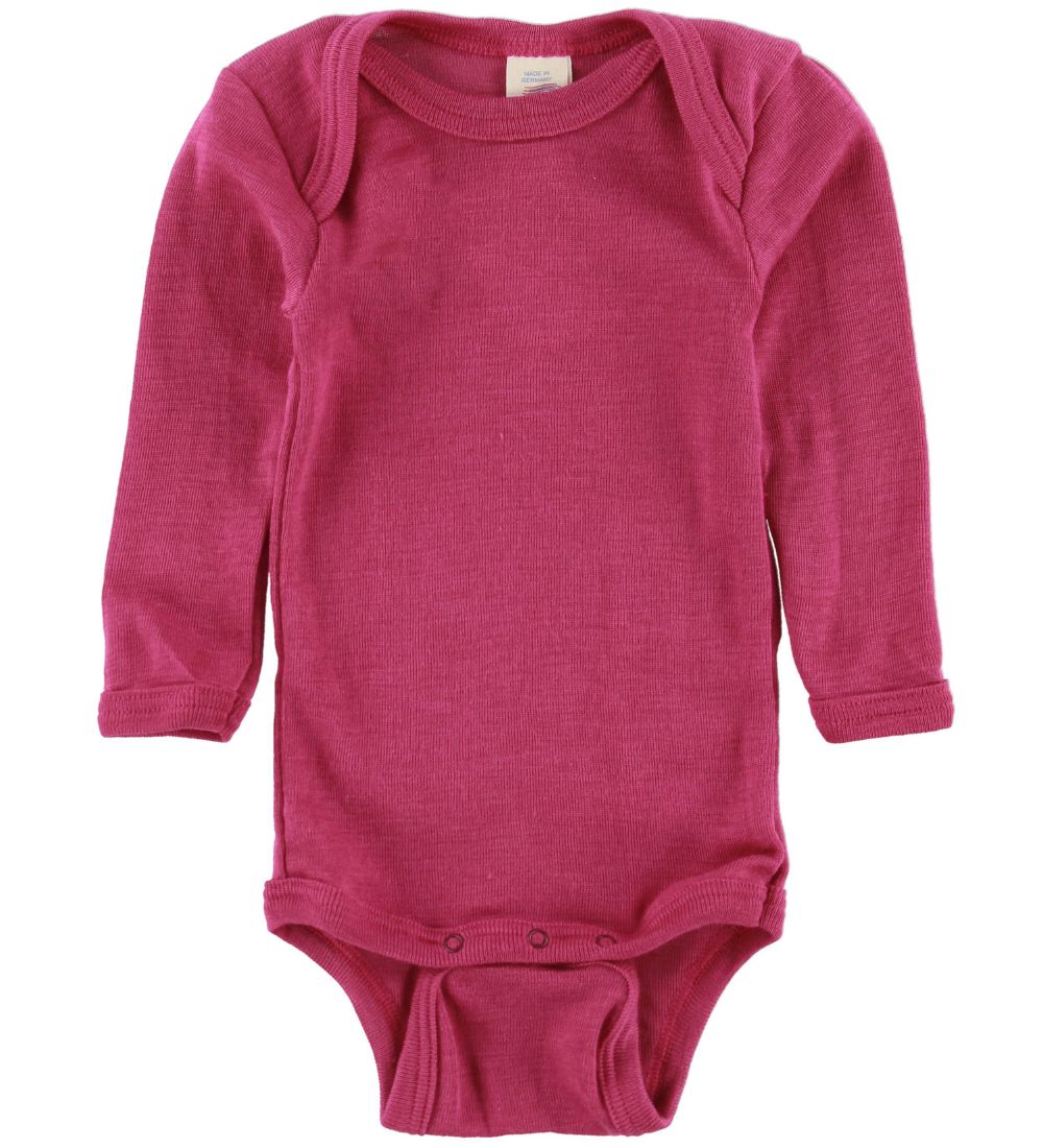 Engel Body l/ä - Wolle/Seide - Raspberry - Engel - 50/56 - Body L/Ä Engel Body l/ä - Wolle/Seide - Raspberry - Engel - 50/56 - Body L/Ä von Engel