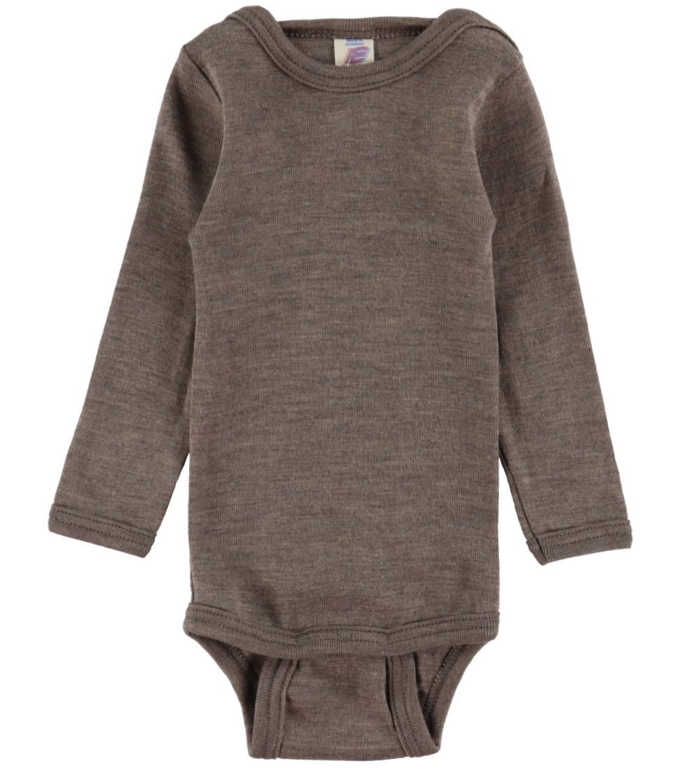 Engel Body - l/ä - Wolle - Walnuss - Engel - 74/80 - Body L/Ä Engel Body - l/ä - Wolle - Walnuss - Engel - 74/80 - Body L/Ä von Engel