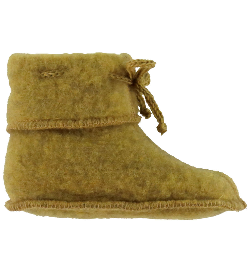 Engel Krabbelschuhe - Wolle - Safran Melange - Engel - 50/56 - Krabbelschuhe Engel Krabbelschuhe - Wolle - Safran Melange - Engel - 50/56 - Krabbelschuhe von Engel
