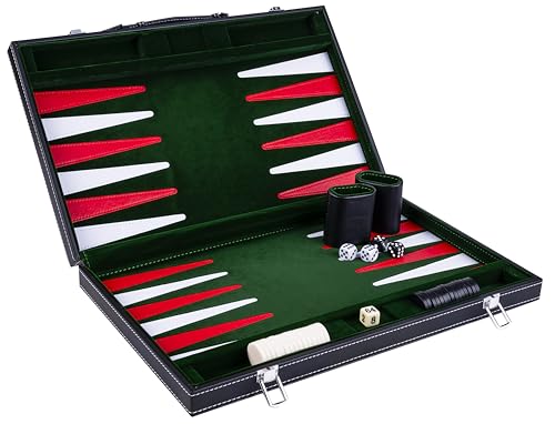 Engelhart- 250518 Backgammon gesteppt 18 Zoll – grün rot weiß Engelhart- 250518 Backgammon gesteppt 18 Zoll – grün rot weiß von Engelhart