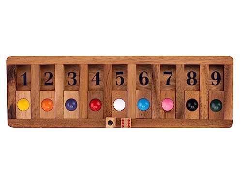 Engelhart – 350120- Shut The Number – Glücksspiel Café-Spiel – Familienspiel – ökologisches Holzspiel Ab 6 Jahre von Engelhart
