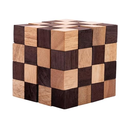 Engelhart – 350170- Anaconda Holz-Denkspiel Experten-Schwierigkeitsgrad für Erwachsene – 1 Teil – Lösung im Spiel – 8 cm Seitenlänge Engelhart – 350170- Anaconda Holz-Denkspiel Experten-Schwierigkeitsgrad für Erwachsene – 1 Teil – Lösung im Spiel – 8 cm Seitenlänge von Engelhart