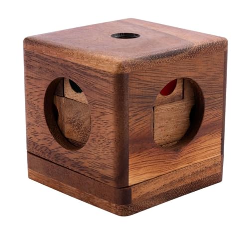 Engelhart – 350180- Eingeschlossener Würfel Holz-Denkspiel Schwierigkeitsgrad schwierig für Erwachsene – 9 Teile – Lösung im Spiel – 6,9 x 6,9 x 6,3 cm Engelhart – 350180- Eingeschlossener Würfel Holz-Denkspiel Schwierigkeitsgrad schwierig für Erwachsene – 9 Teile – Lösung im Spiel – 6,9 x 6,9 x 6,3 cm von Engelhart