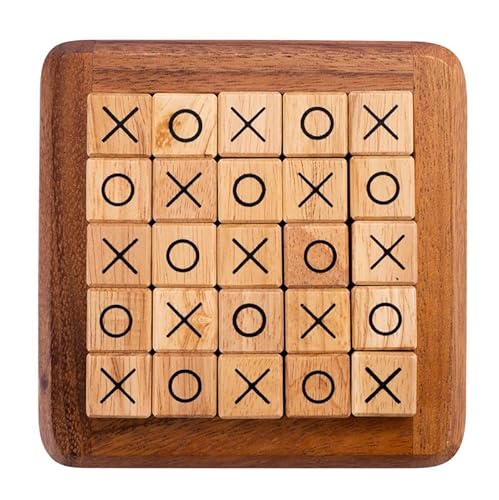 Engelhart – 350310- Le Jumpy – Ökologisches Holzspielzeug – Brettspiel aus Holz – 2 Spieler oder 2 Teams – ab 7 Jahren – 13 x 13 x 3 cm von Engelhart