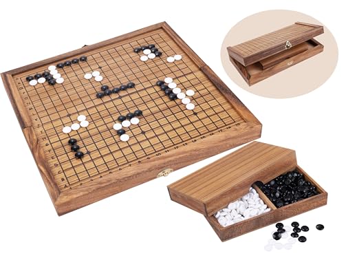 Engelhart – 350360- Go-Spiel aus Holz – Gesellschaftsspiel – Denk- und Strategiespiel – Ökologisches Holzspiel – ab 8 Jahren – 31 x 31 x 2,5 cm Engelhart – 350360- Go-Spiel aus Holz – Gesellschaftsspiel – Denk- und Strategiespiel – Ökologisches Holzspiel – ab 8 Jahren – 31 x 31 x 2,5 cm von Engelhart