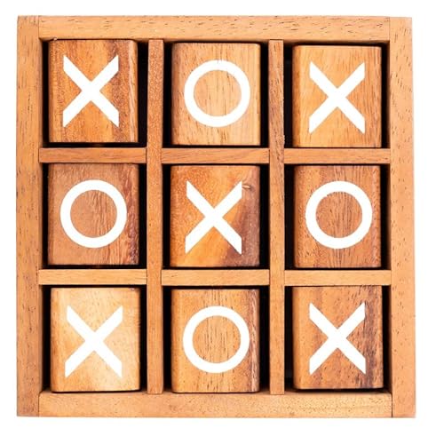Engelhart – 350380- Holz Tic Tac Toe, XO Game – Logikspiel – Familienspiel – ökologisch – 14 cm x 14 cm x 4 cm Engelhart – 350380- Holz Tic Tac Toe, XO Game – Logikspiel – Familienspiel – ökologisch – 14 cm x 14 cm x 4 cm von Engelhart