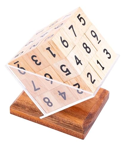 Engelhart – 350400- Cube Sudoku – Holz-Denkspiel Schwierigkeitsgrad schwierig – 27 Teile – Lösung im Spiel – 1 Spieler Engelhart – 350400- Cube Sudoku – Holz-Denkspiel Schwierigkeitsgrad schwierig – 27 Teile – Lösung im Spiel – 1 Spieler von Engelhart