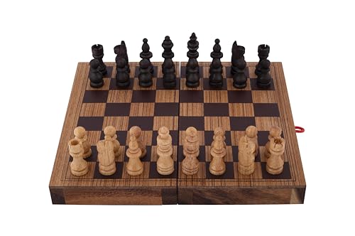 Engelhart - 350520 - Schach und Backgammon aus ökologischem Holz - Größe S - 2-in-1 Klappspiel - Spielsteine und mehrsprachige Spielregeln inklusive - Ab 6 Jahren Engelhart - 350520 - Schach und Backgammon aus ökologischem Holz - Größe S - 2-in-1 Klappspiel - Spielsteine und mehrsprachige Spielregeln inklusive - Ab 6 Jahren von Engelhart