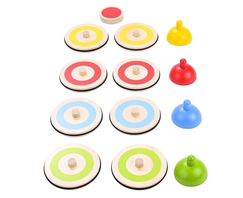 Engelhart – 606055 – Tischcurling-Set aus Holz – Buntes Familienvergnügen – Maße: Ø10 cm, Höhe: 6,5 cm – Ab 6 Jahre Engelhart – 606055 – Tischcurling-Set aus Holz – Buntes Familienvergnügen – Maße: Ø10 cm, Höhe: 6,5 cm – Ab 6 Jahre von Engelhart