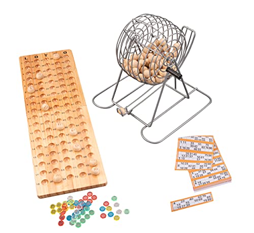 Engelhart - Bingo-Spiel mit Metallkorb + Holzbrett 90 Kugeln/System 15 aus 90-360567 Engelhart - Bingo-Spiel mit Metallkorb + Holzbrett 90 Kugeln/System 15 aus 90-360567 von Engelhart