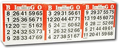 Engelhart - Lot de 1500 Cartes de Bingo jetables - 360602 von Engelhart