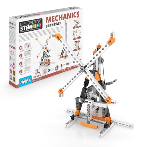 Engino Discovering Stem Toys Learn Mechanics Pulley Drives an Engineering Building Kit Engino Discovering Stem Toys Learn Mechanics Pulley Drives an Engineering Building Kit von Engino