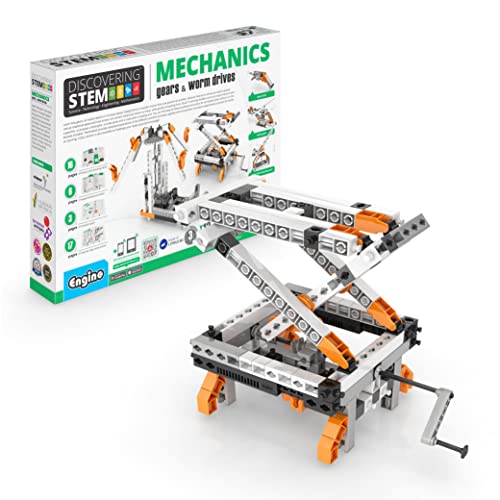 Engino - Stielspielzeug, Mechaniker-Zahnräder und Wurmantriebe, Konstruktionsspielzeug für Kinder ab 9 Jahren, Lernspielzeug, Geschenk für Jungen und Mädchen (12 Modelloptionen), Größe M Engino - Stielspielzeug, Mechaniker-Zahnräder und Wurmantriebe, Konstruktionsspielzeug für Kinder ab 9 Jahren, Lernspielzeug, Geschenk für Jungen und Mädchen (12 Modelloptionen), Größe M von Engino