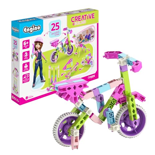 Engino: Creative Builder – 25-in-1 Designer-Serie, Spielzeugfahrzeuge, lebendiges Baustein-Set, Multimodelle, Schnappkonstruktion, Ingenieur-Stem-Kit, Kinder ab 6 Jahren Engino: Creative Builder – 25-in-1 Designer-Serie, Spielzeugfahrzeuge, lebendiges Baustein-Set, Multimodelle, Schnappkonstruktion, Ingenieur-Stem-Kit, Kinder ab 6 Jahren von Engino