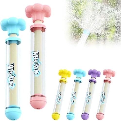 2025 Neu WassersprüHspielzeug, Feuerwerks Wasserpistole Spielzeug, Wasserspielzeug Kinder Outdoor, Romantische Feuerwerk Water Squirter, Outdoor Spielzeug zum Baden, Pool, Party (Blau+Rosa) von Enitmor