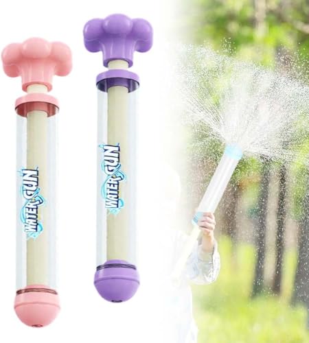 2025 Neu WassersprüHspielzeug, Feuerwerks Wasserpistole Spielzeug, Wasserspielzeug Kinder Outdoor, Romantische Feuerwerk Water Squirter, Outdoor Spielzeug zum Baden, Pool, Party (Rosa+Violett) von Enitmor