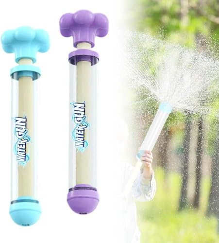 2025 Neu WassersprüHspielzeug, Feuerwerks Wasserpistole Spielzeug, Wasserspielzeug Kinder Outdoor, Romantische Feuerwerk Water Squirter, Outdoor Spielzeug zum Baden, Pool, Party (Violett+Blau) von Enitmor