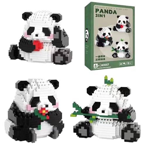 EnixwH 3 In1 Panda Bausteine Set 686 Stück Mini Klemmbausteine Panda Mini Bausteine Niedlich Bricks Tier Building Block Set Klemmbausteine Tiere Bauspielzeugsteine Konstruktionsspielzeug EnixwH 3 In1 Panda Bausteine Set 686 Stück Mini Klemmbausteine Panda Mini Bausteine Niedlich Bricks Tier Building Block Set Klemmbausteine Tiere Bauspielzeugsteine Konstruktionsspielzeug von EnixwH