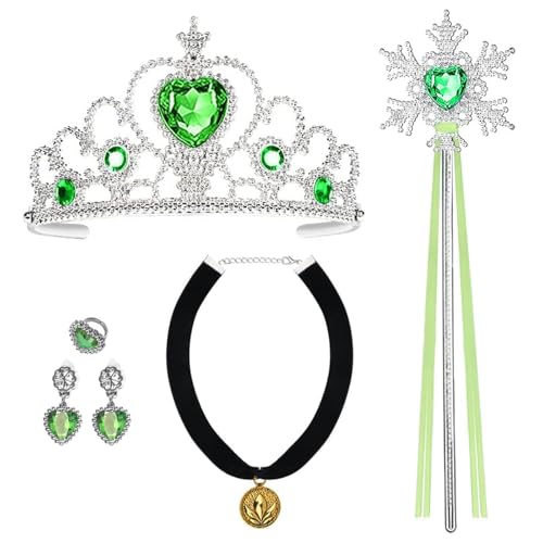 EnixwH Prinzessin Accessoires Schönes Design Nder Krone Mädchen Komfortabel Prinzessin Krone Mit Strasssteinen, für Damen Halloween Karneval Geburtstagsfeier Weihnachten Cosplay Kostüm von EnixwH