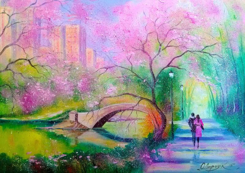 Enjoy Puzzle A Walk In A City Park 1000 Teile Puzzle Enjoy-Puzzle-1681 von Enjoy Puzzle