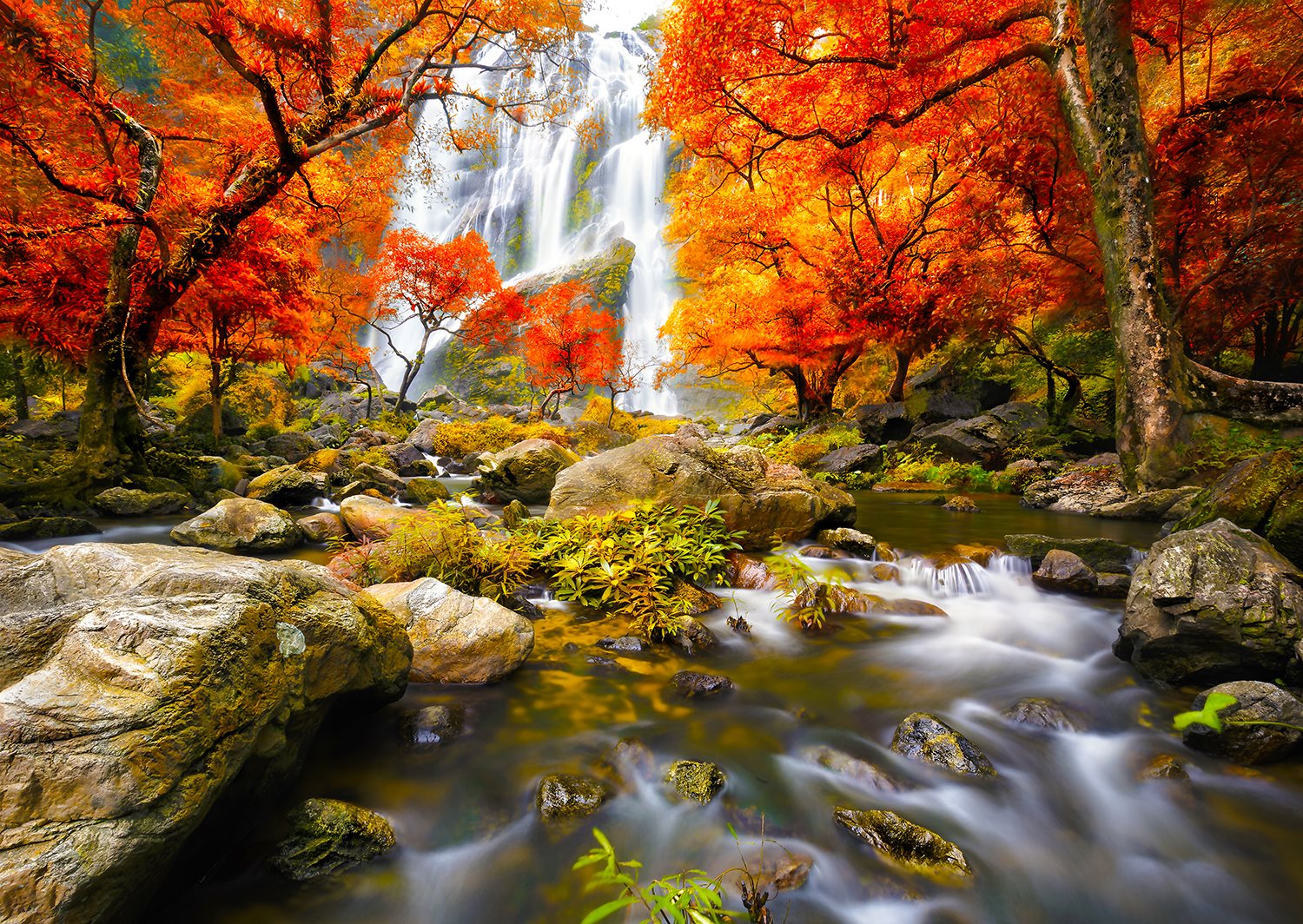 Enjoy Puzzle Autumn Waterfall 1000 Teile Puzzle Enjoy-Puzzle-1245 Enjoy Puzzle Autumn Waterfall 1000 Teile Puzzle Enjoy-Puzzle-1245 von Enjoy Puzzle