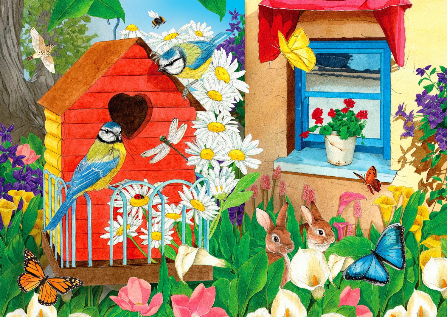 Enjoy Puzzle Birdhouse Garden 1000 Teile Puzzle Enjoy-Puzzle-1913 Enjoy Puzzle Birdhouse Garden 1000 Teile Puzzle Enjoy-Puzzle-1913 von Enjoy Puzzle