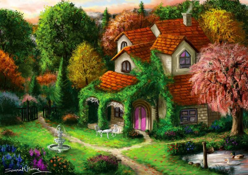 Enjoy Puzzle Cottage in the Forrest 1000 Teile Puzzle Enjoy-Puzzle-1931 Enjoy Puzzle Cottage in the Forrest 1000 Teile Puzzle Enjoy-Puzzle-1931 von Enjoy Puzzle