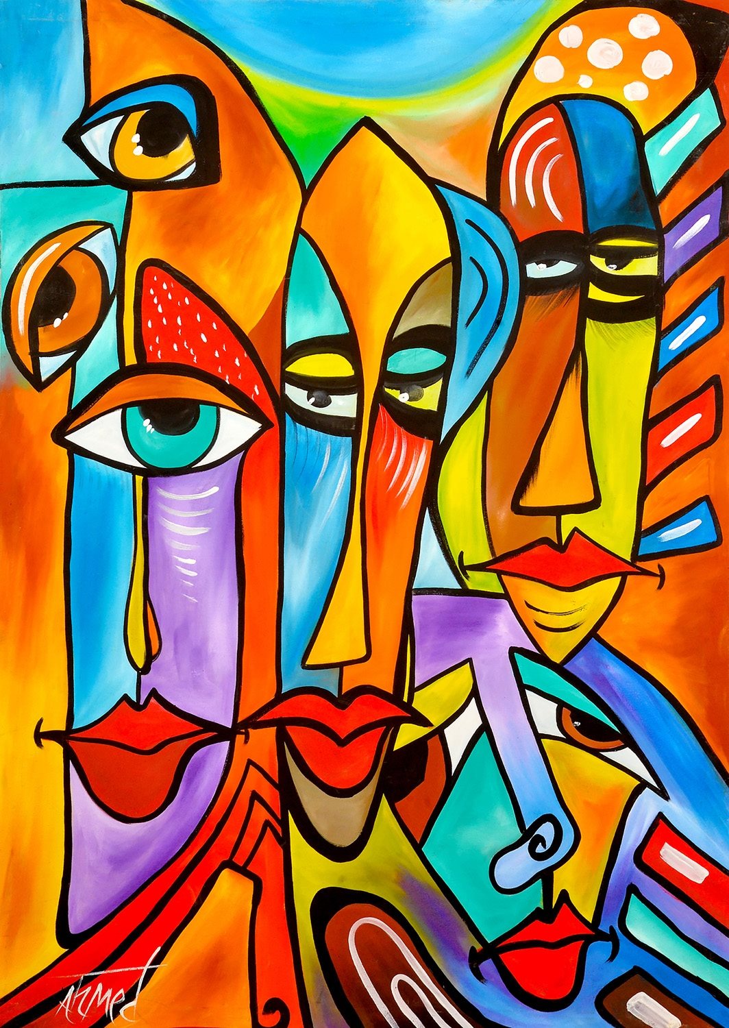Enjoy Puzzle Faces 1000 Teile Puzzle Enjoy-Puzzle-1865 von Enjoy Puzzle