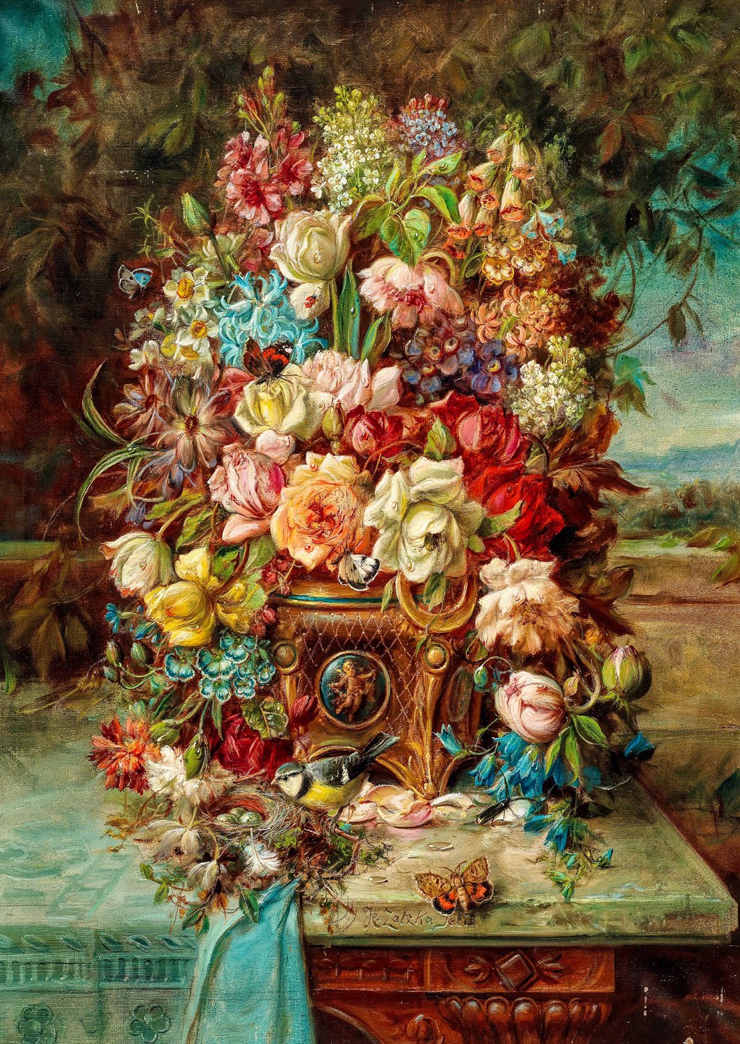 Enjoy Puzzle Flowers Still Life with Blue Tit 1000 Teile Puzzle Enjoy-Puzzle-1518 Enjoy Puzzle Flowers Still Life with Blue Tit 1000 Teile Puzzle Enjoy-Puzzle-1518 von Enjoy Puzzle