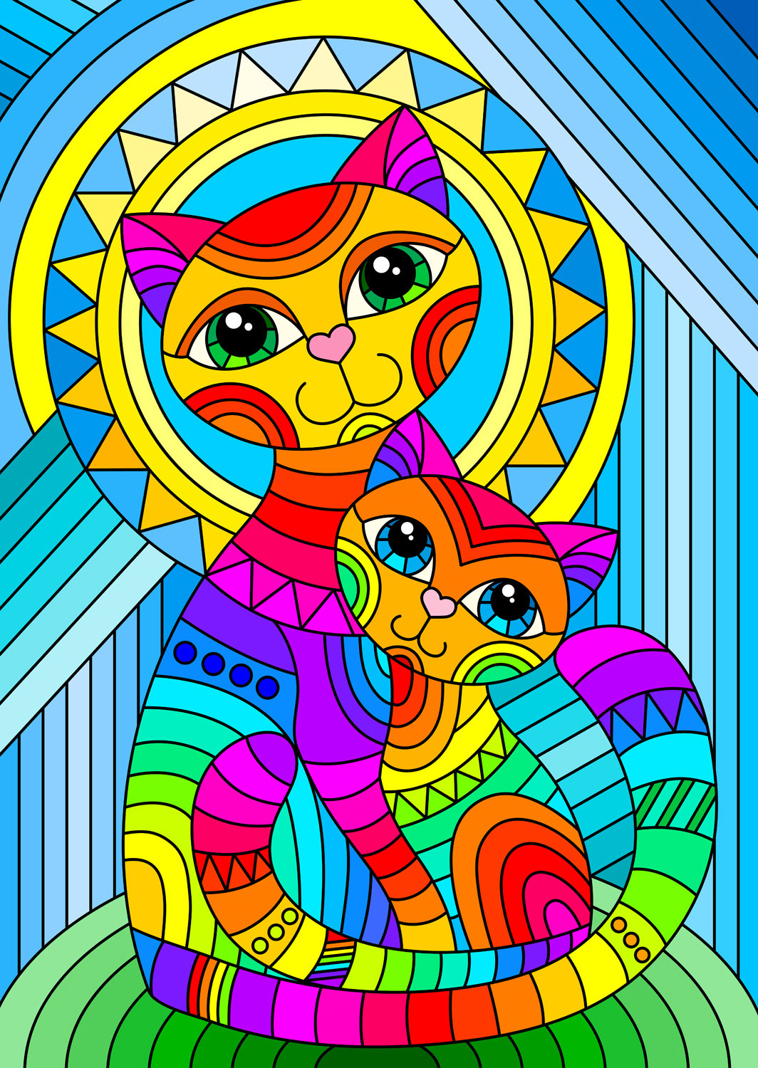Enjoy Puzzle Inseparable Cat and Kitten 1000 Teile Puzzle Enjoy-Puzzle-2122 Enjoy Puzzle Inseparable Cat and Kitten 1000 Teile Puzzle Enjoy-Puzzle-2122 von Enjoy Puzzle