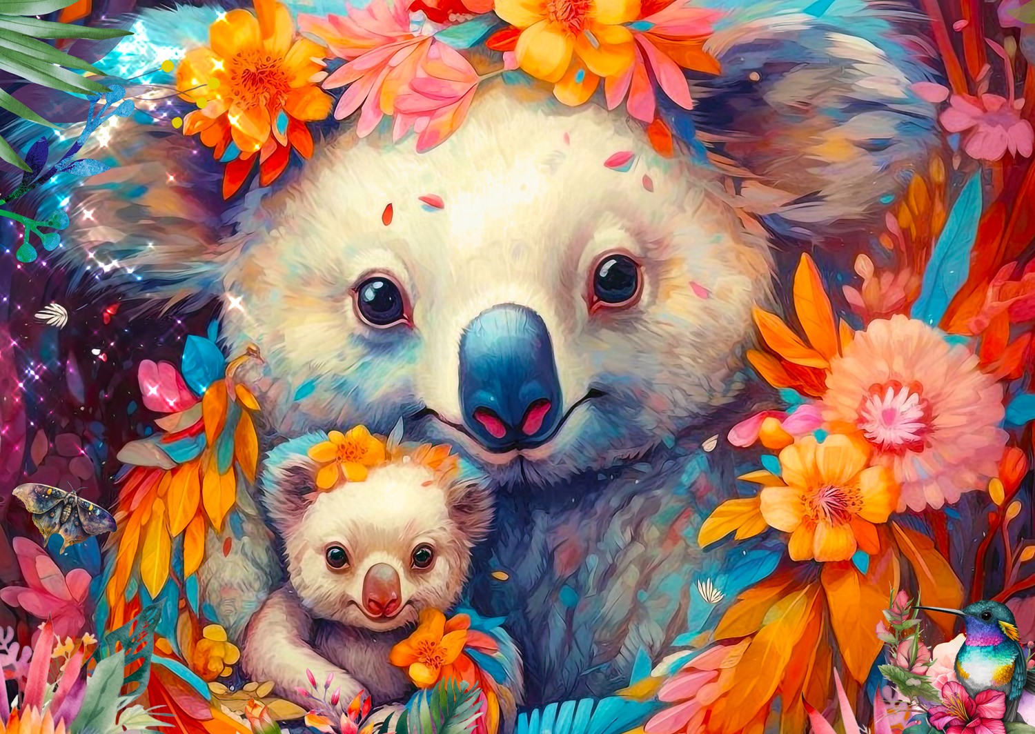 Enjoy Puzzle Koala-Mutter 1000 Teile Puzzle Enjoy-Puzzle-2179 von Enjoy Puzzle