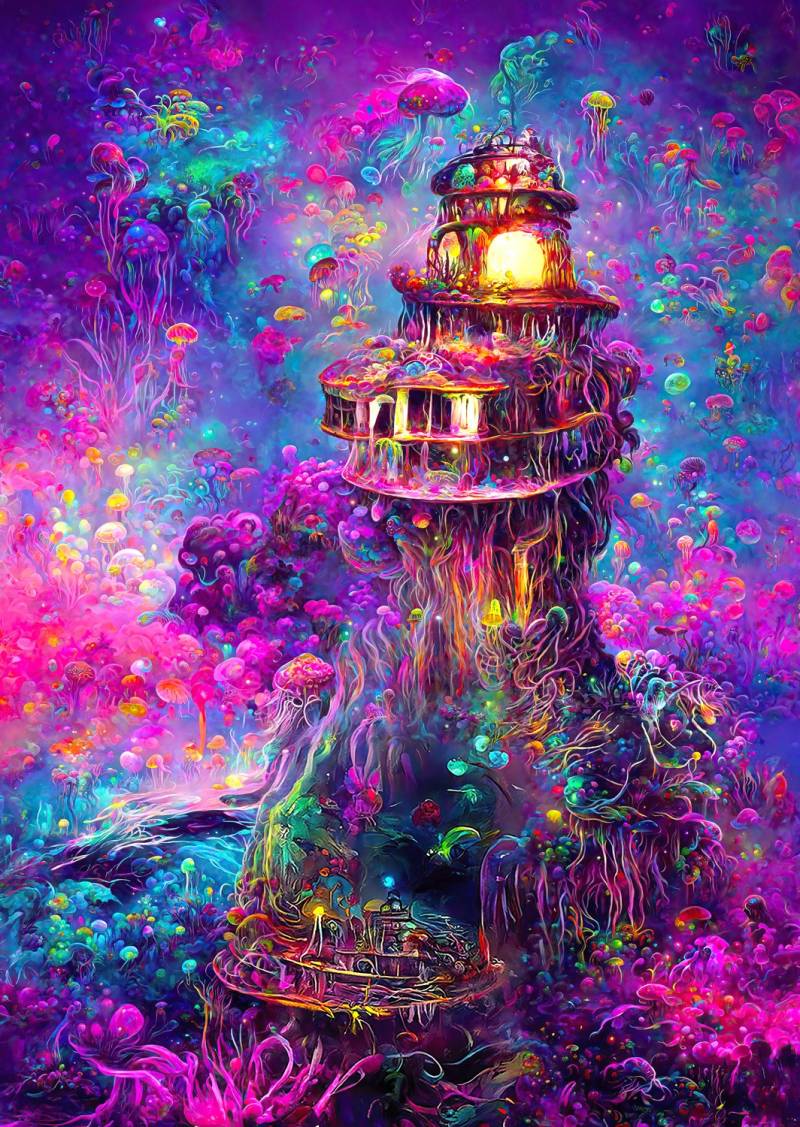 Enjoy Puzzle Leuchtturm unter Wasser 1000 Teile Puzzle Enjoy-Puzzle-2216 von Enjoy Puzzle