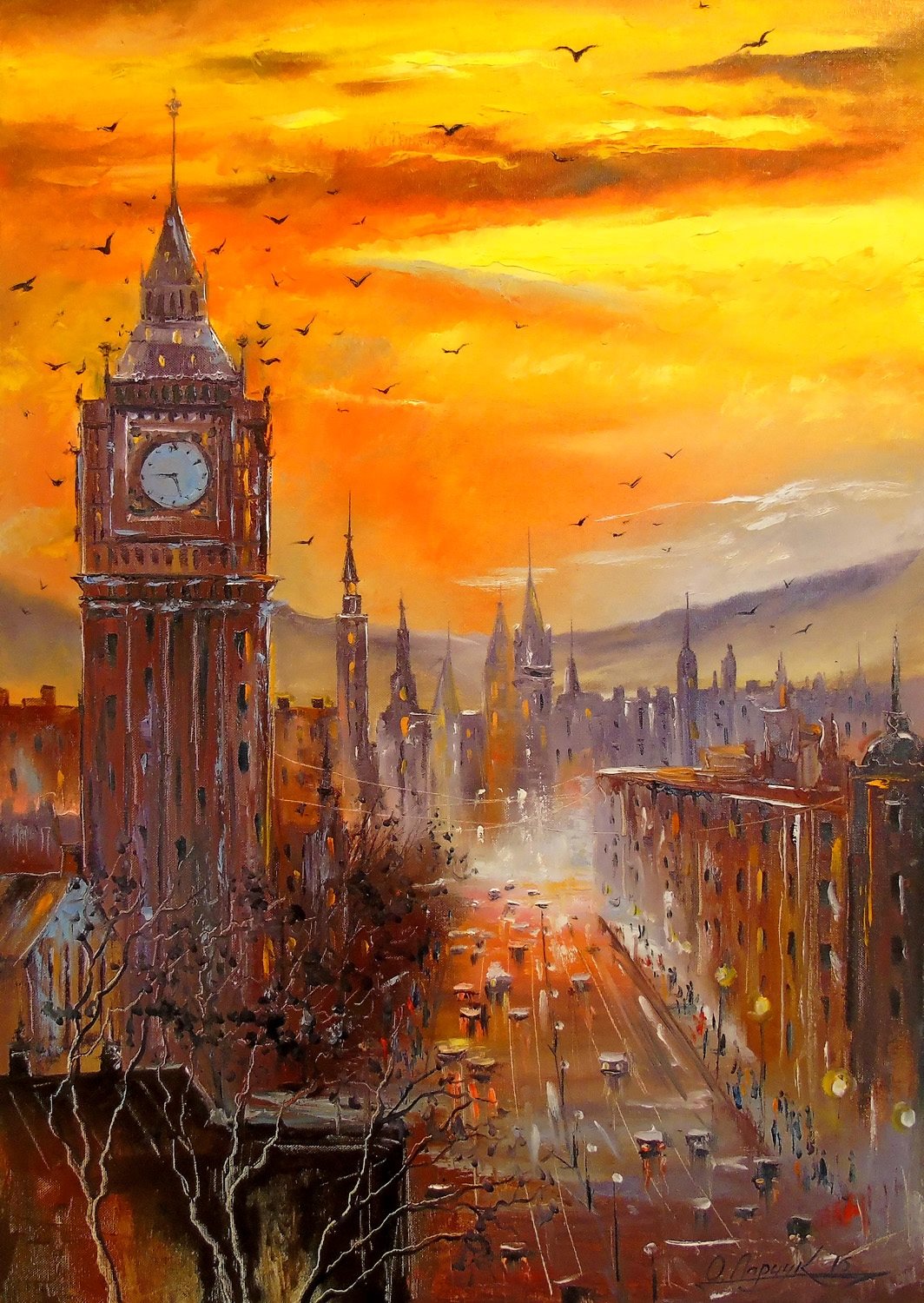 Enjoy Puzzle London Evening 1000 Teile Puzzle Enjoy-Puzzle-1805 von Enjoy Puzzle